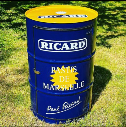 Bidon Ricard Bleu Personnalisé 220 Litres