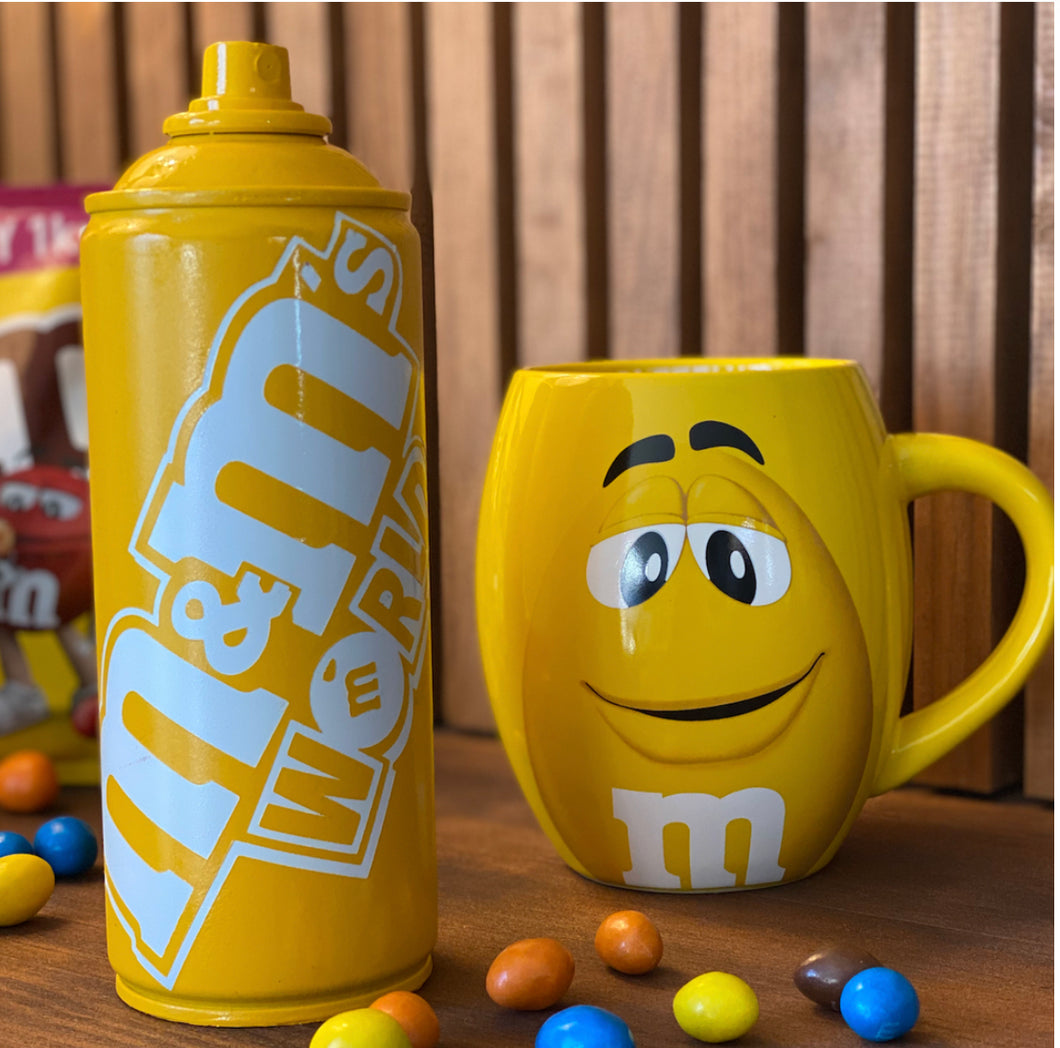 Spray personnalisé M&M's Jaune